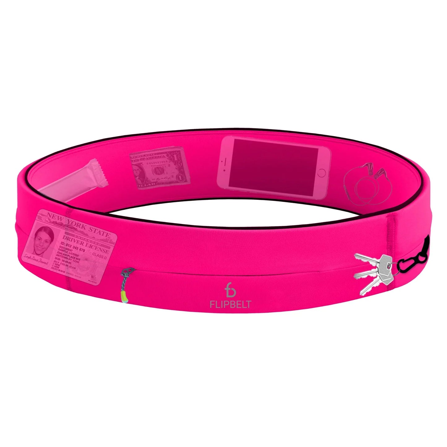 PaceLoop Zipper Running Belt